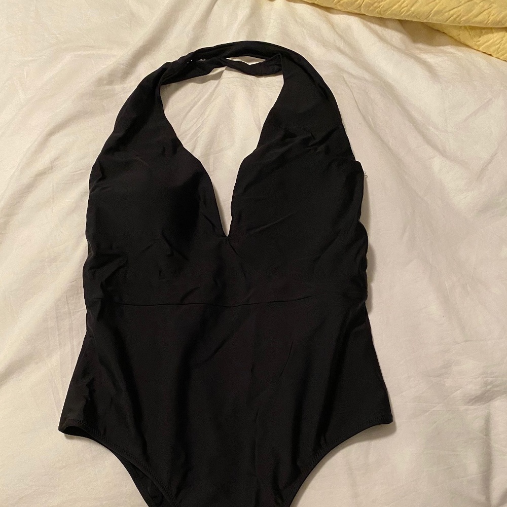 Summersalt Deep Dive Black One-piece Swimsuit